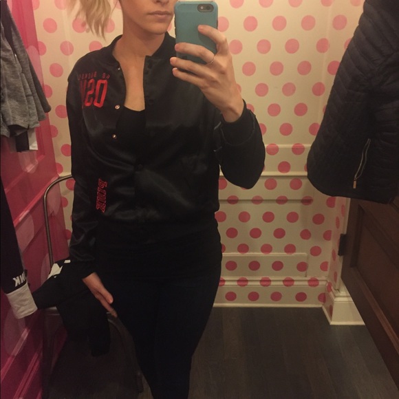 RARE. Sold Out.Ohio state bomber jacket VS pink XS - Picture 5 of 8